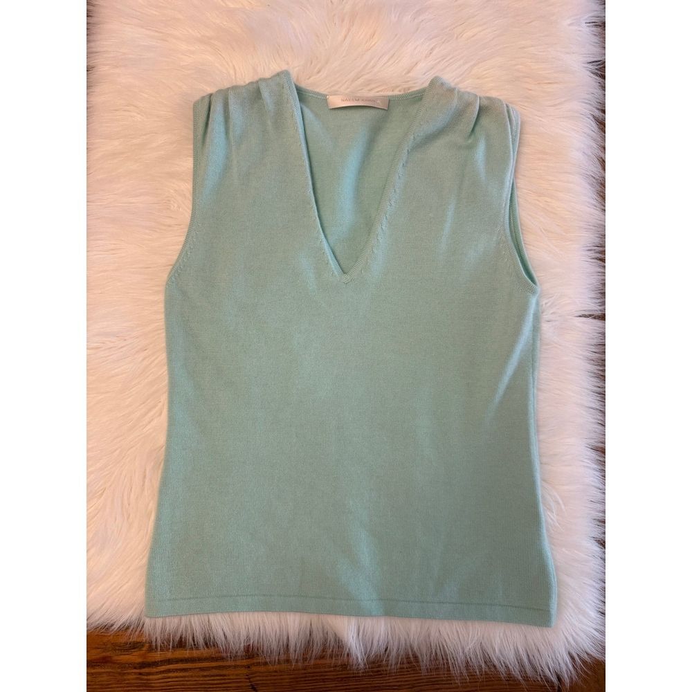 Naeem Khan 100% Cashmere Top size medium